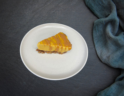 Alice's PB Smothered Raw Pumpkin Pie