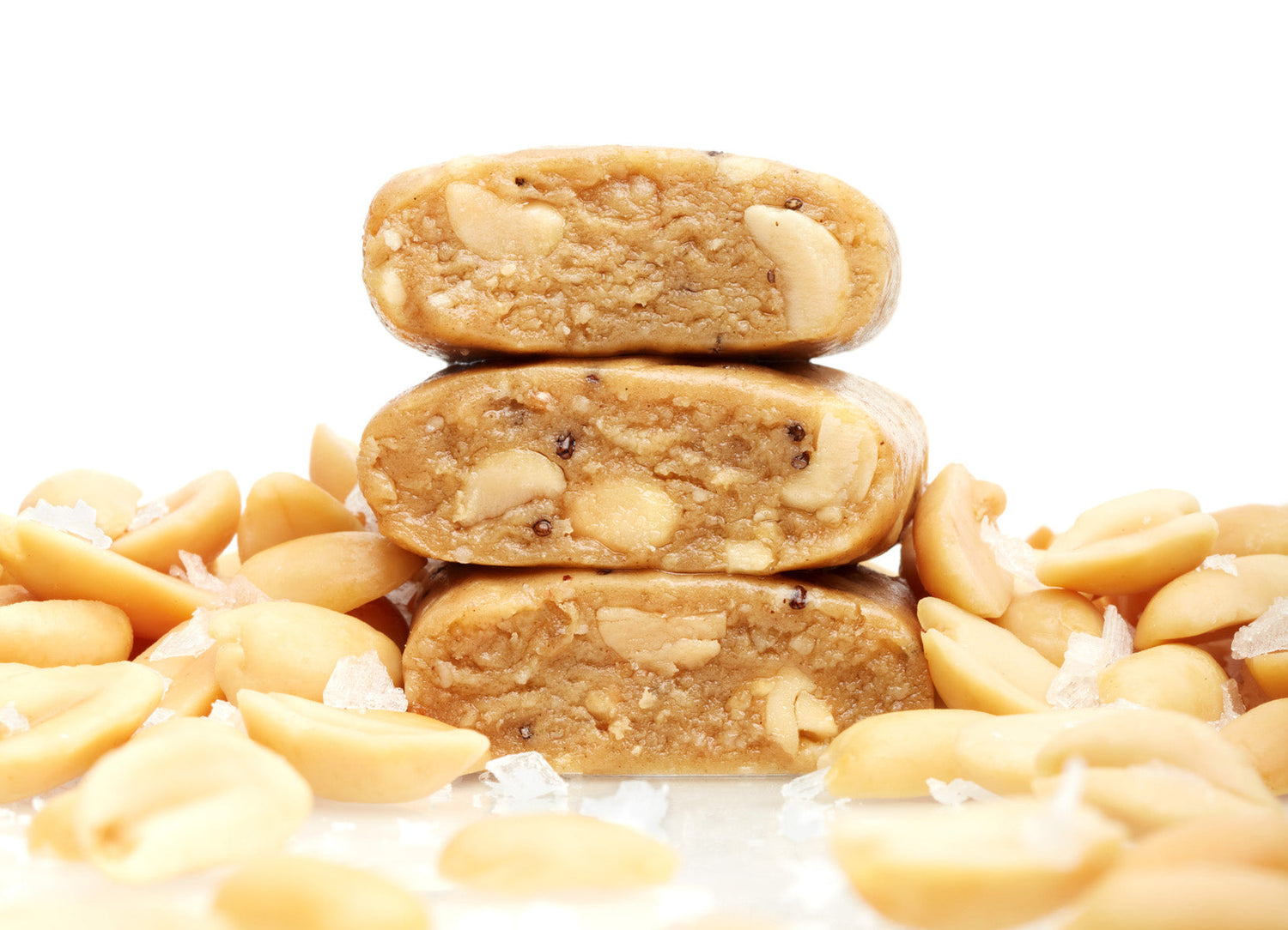 Crunchy Protein Bars Crunchy Peanut Butter & Sea Salt "New & Improved Glo" Vegan Protein Bars